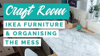 Craft Room  Organising amp IKEA Furniture [upl. by Yltneb824]