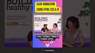 GSAP ANIMATION USING HTML CSS amp JS  GSAP [upl. by Nonnag]