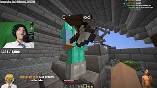 Minecraft Freak SMP Episode 12  Aaron Hull HamzahTheFantastic amp Haley Sharpe [upl. by Noyrb85]