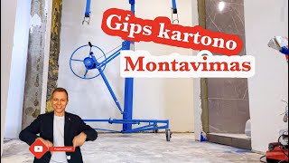 Gips kartono montavimas [upl. by Amabel691]