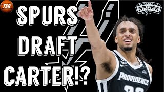 San Antonio Spurs Draft Devin Carter San Antonio Spurs News [upl. by Nycila]