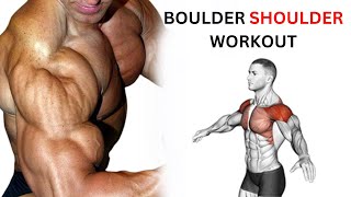 The Only SHOULDER Workout You NEED To Grow  Wider Shoulder  Boulder [upl. by Dnomde449]