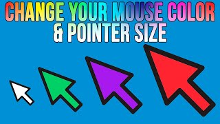 How to Change Your Mouse Pointer Color amp Size in Windows [upl. by Merrick500]