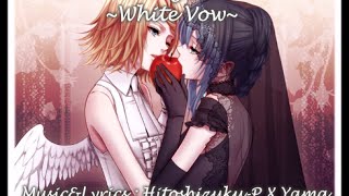 【Hatsune Miku】Alluring Secret White Vow【Indonesian Sub】 [upl. by Onfroi137]