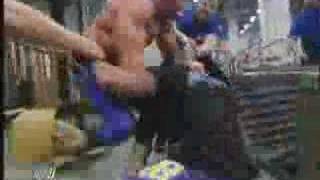 Eddie Guerrero amp Rey Mysterio Brawl [upl. by Yadnil]