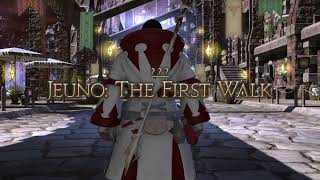 FFXIV  Jeuno the First Walk 24man Raid  Level 100 White Mage gameplay [upl. by Lustig]