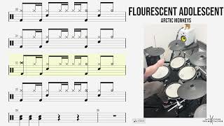 🥁 Flourescent Adolescent  Arctic Monkeys  DRUMS ONLY [upl. by Adnal]