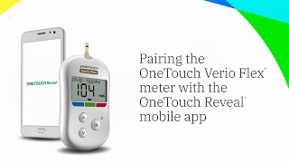 Pairing the OneTouch Verio Flex® meter with the OneTouch Reveal® mobile app [upl. by Schiro]