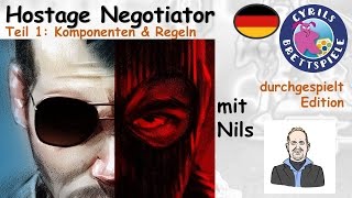 Cyrils Brettspiele Hostage Negotiator Brettspiel S136E01  Komponenten amp Regeln [upl. by Aicitan477]