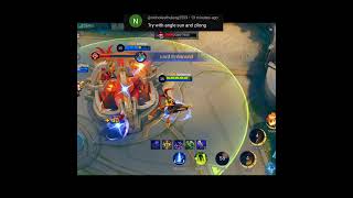 Sun Angela and sun new trick to push enemy turrets without minions mlbb mobilelegends [upl. by Laerol]