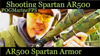 AR500 Spartan Armor VS 300 WSM Steel Core  Will it Penetrate [upl. by Ylicic]