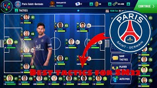 Best sm 22 tactics for PSG to win Champions League trophy 🏆 [upl. by Eileen]