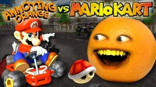 Annoying Orange Vs Mario Kart [upl. by Esimehc228]