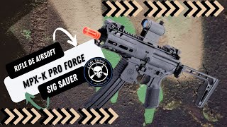 REVIEW  GM TATICO  AIRSOFT MPXK PRO FORCE DA SIG SAUER [upl. by Ahsennek]