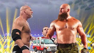 Goldberg vs Braun Strowman Ambulance Match [upl. by Kcirrad978]