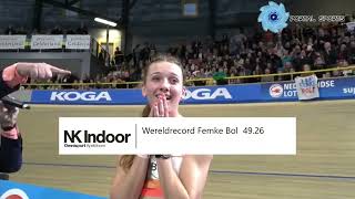 Track Monster Femke Bol Devours Another World Record [upl. by Idarb817]