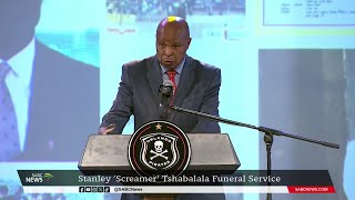 Stanley Tshabalala Funeral  Moloto pays tribute to Tshabalala [upl. by Ayatnwahs]