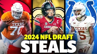 Biggest STEALS of the 2024 NFL Draft [upl. by Enilecram]