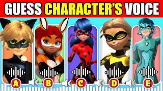 🔊 IMPOSSIBLE Guess the Miraculous Ladybug Season 3 Characters by Voice 🔊  Cat Noir Rena Rouge [upl. by Eenel349]