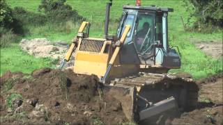 Komatsu D65PX Bulldozer working [upl. by Ernestine744]