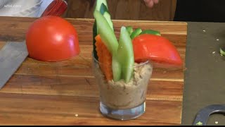 Crudites and eggplant dip recipe [upl. by Eleahcim760]