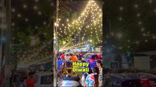 Happy Diwali  Lokhandwala market Andheri West  Diwali decorations  Mumbai  shorts [upl. by Adnarram804]