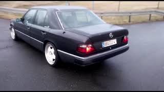 W124 Turbo launch control boost Mercedes Benz 550hp M103  M104 [upl. by Alliscirp]