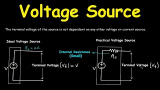 Sources  Voltage Source  Current Source  Types [upl. by Borek881]