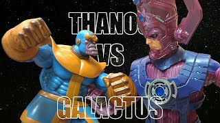 Galactus vs Thanos STOP MOTION [upl. by Eenoj]