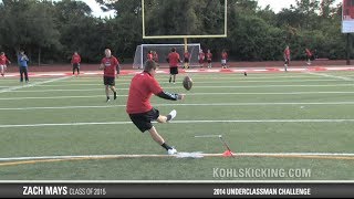 Zach Mays  Kicker Class of 2015  Top National Prospect [upl. by Bethel517]