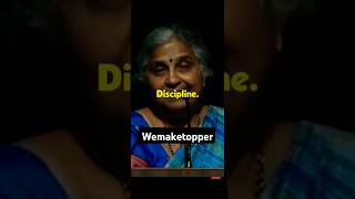 Smt Sudha murti advice for studentssudhamurtimotivationwemaketoppershortsfeed ytshorts [upl. by Adnarrim404]