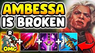 NEW CHAMP AMBESSA IS SECRETLY AN ASSASSIN YOU WONT BELIEVE THIS DAMAGE [upl. by Nerua863]