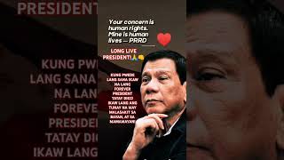 TATAK SALITANG DI MALILIMUTAN WALANG KATULAD FPRDUTERTE love care hero best duterte thankyou [upl. by Joane]