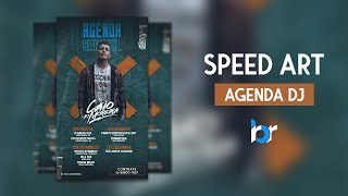 Speed Art Photoshop  Agenda Semanal DJ Caio Moreira [upl. by Zena]