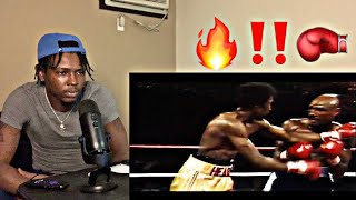 MARVIN TOOK CARE OF BUSINESS  MARVIN HAGLER VS TOMMY HEARNS 1985 FIGHT HIGHLIGHTS  REACTION [upl. by Jerrome]