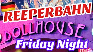 Reeperbahn Grosse Freiheit Dollhouse street Weekend  Red lightNightclub Party Night area Hamburg [upl. by Vidda]