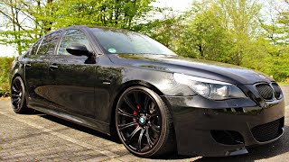 BMW E60 TUNING  Der BMW E60 kommt höher  Gewindefahrwerk von DTS LINE  Ist er zu hoch [upl. by Minda]