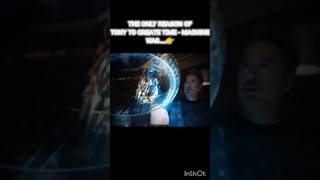 Why Tony Created Time  Machine in Endgame 👉 marvel tonystark peterparker shorts viralvideo [upl. by Mij945]