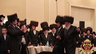 Vien Rebbe Dances Mitzvah Tantz At His Granddaughters Wedding  Adar II 5784 [upl. by Ahsienauq642]