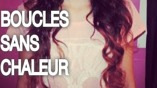 COMMENT FAIRE DES JOLIES BOUCLES SANS FER OU BOUCLEUR cheveux bouclésfrisés [upl. by Livia631]