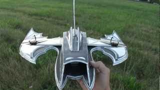 BATWING Scratch built 70mm EDF Jet This bats no JokerV [upl. by Acinoryt]