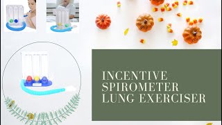 Incentive Spirometer  Lung Exerciser  How to Use and Clean [upl. by Eilrak]