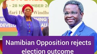 Namibias Main Opposition Presidential Candidate Rejects Outcome Of quotChaoticquot Election [upl. by Adnilec418]