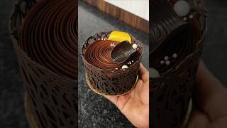 Chocolate truffle mini cake😲 decoration ideas minicake shorts ytshorts viralvideo trendingcake [upl. by Vickey]