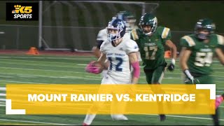 HS FOOTBALL MOUNT RAINIER VS KENTRIDGE [upl. by Gates]