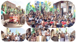 Rally by Action Committee Chakswari See you at Zahidi Chowk Chakswari Central Anjuman Traders [upl. by Ahsiekim]