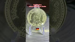 Gedenkmünze Von Goethe holidayswithyoutube coin history goethe shorts treasure münzen [upl. by Candyce]