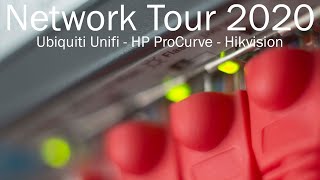 Home Network Tour 2020 VLANs Ubiquiti Unifi HP ProCurve Virgin Media [upl. by Lozar]