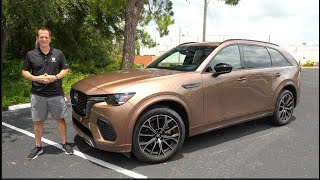 Is the 2025 Mazda CX70 a BETTER luxury SUV than a BMW X5 [upl. by Carmencita]