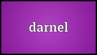 Darnel Meaning [upl. by Enoved279]